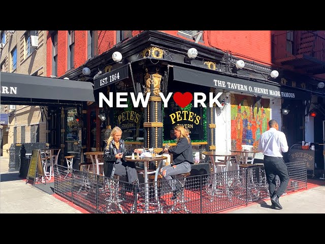 NYC Walk🗽: Gramercy: Manhattan's most elegant neighborhood/Korean & French Dessert Shop Lysée🍰🍪 2023