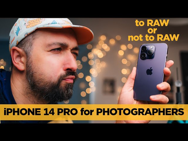 iPhone 14 Pro for photographers - Shooting RAW vs JPGs vs Sony A7IV