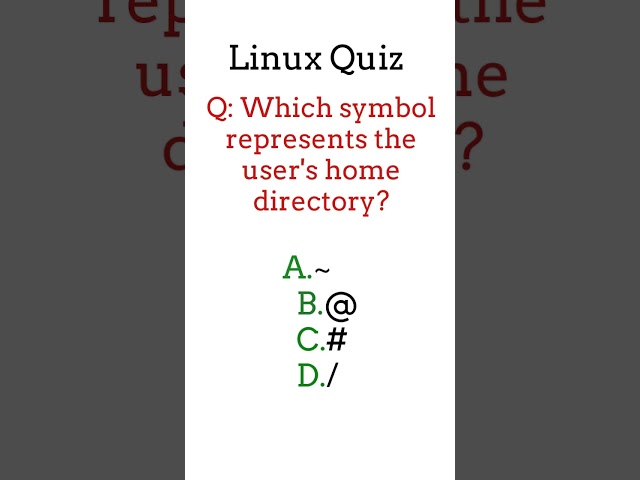 Linux daily quiz #linux #linux_tutorial #linuxinterviewquestions #technicalsupport