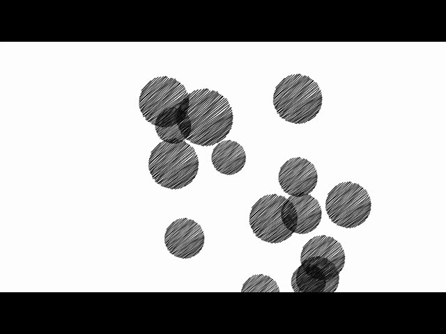 Dancing dots | Calming Baby sensory video | Black & White | Fun Piano music | Stop Crying