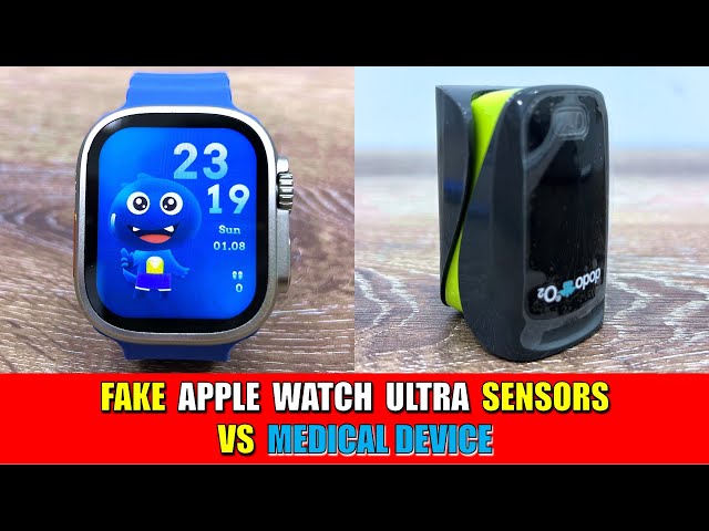 IWO ULTRA 3 Sensors vs Medical Device - APPLE Watch Ultra Clone