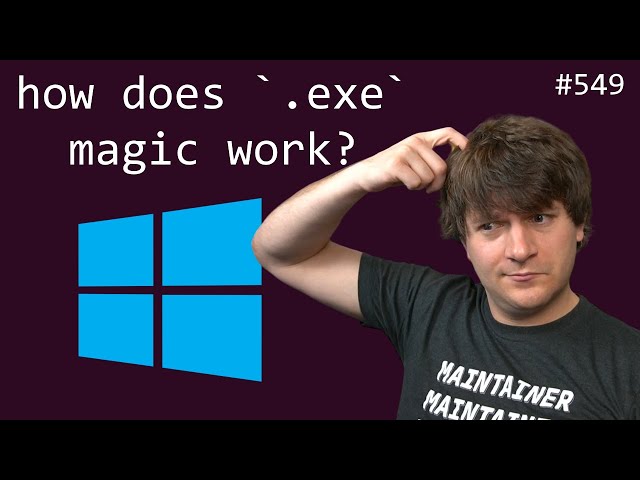 how does .exe magic work? (PATHEXT) (intermediate) anthony explains #549