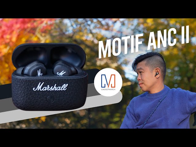Marshall Motif II A.N.C. In-Ear Headphones: Excellent Sound & Iconic Design
