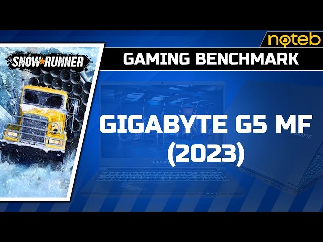 Gigabyte G5 MF (2023) - Snow Runner [ i5-12500H | RTX 4050 ]
