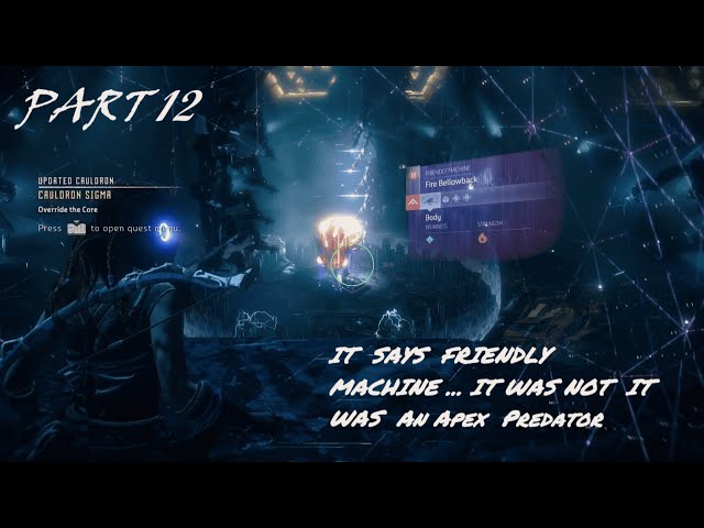 Oh Boy.... this was tough !!! CAULDRON SIGMA in Horizon Zero Dawn Walkthrough Gameplay Part 12 PS5