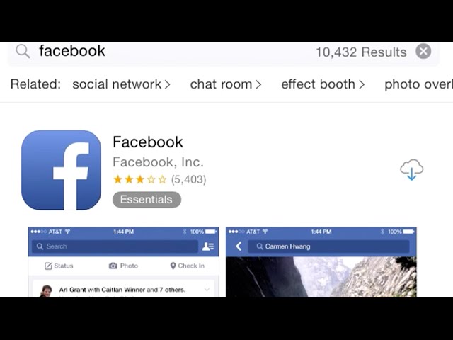 Facebook for iPhone: Downloading the App