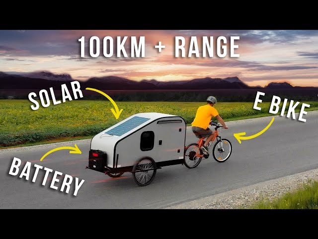 I Made My Bike Camper Electric - 100+ KM Range (No Pedaling)