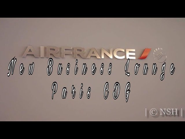 Air France New Business Lounge at Paris CDG -  | Lounge Visit in 4K Ultra HD