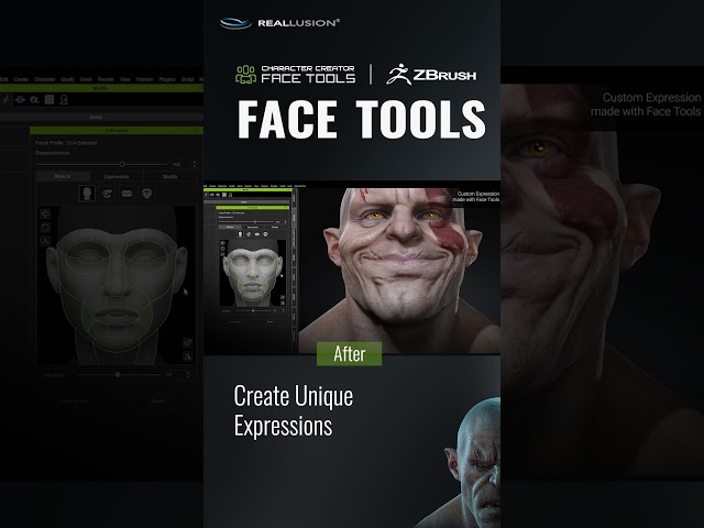 (New Release) Reallusion Face Tools for ZBrush & Character Creator