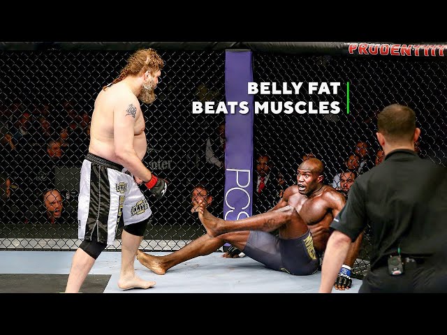 Top 10 Fat Guys Knocking Out Jacked Beasts