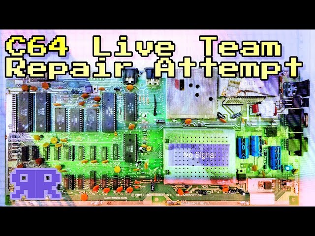 Live: 3hr Commodore 64 Collaborative Team Repair Attempt! | see description