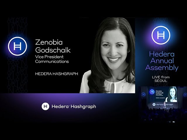 Hedera Annual Assembly | Panel discussion moderated by Zenobia Godschalk, SVP Communications