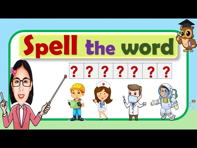 Part3_Quiz | Learn how to spell words || Spelling || Lesson | Different Profession