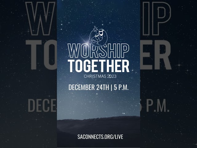 Worship With Us on Christmas Eve