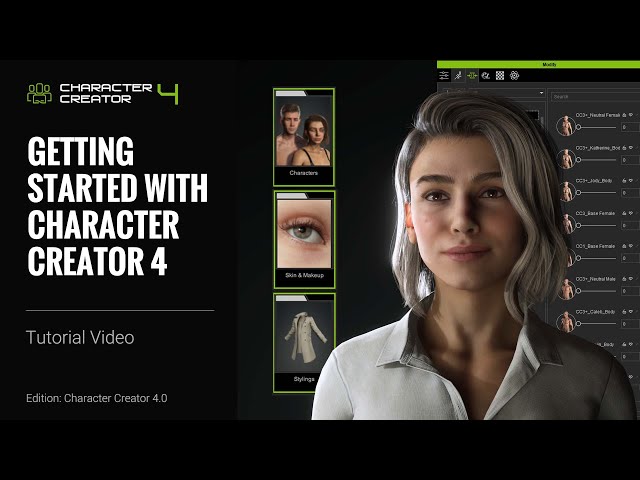 Character Creator 4 Tutorial - Getting Started with Character Creator 4