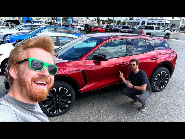 Our 1ST Time DRIVING the Chevy Blazer EV!