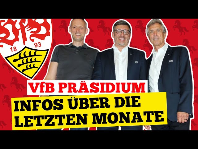 Lebenszeichen des VfB e.V. - Präsidium und Vereinsbeirat informieren über Arbeit der letzten Monate