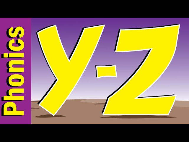 Y Z Phonics Chant for Children | Alphabet Chant | Fun Kids English