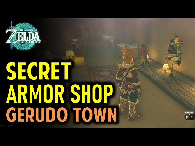 Gerudo Town Secret Armor Shop Location | Legend of Zelda: Tears of the Kingdom
