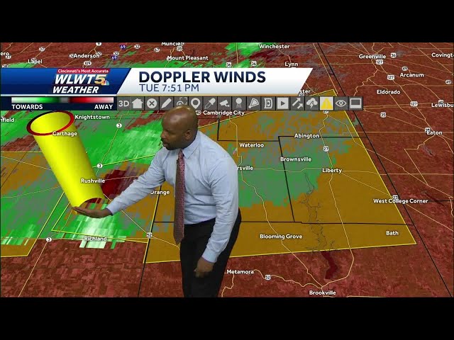 Severe thunderstorm warning issued for parts of southeast Indiana
