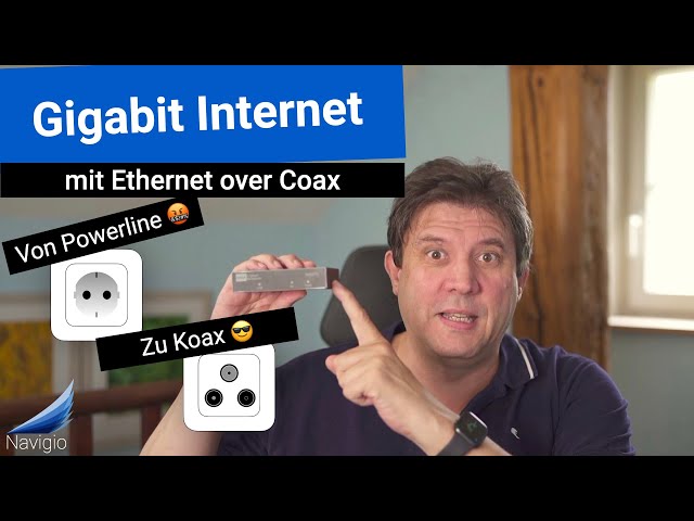 Gigabit Internet mit Coax-LAN - ein altes Haus modern verkabelt