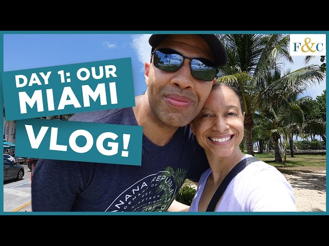Our Miami Vlog! | Day 1 Arrival, First Impression, Ocean Drive | Frolic & Courage