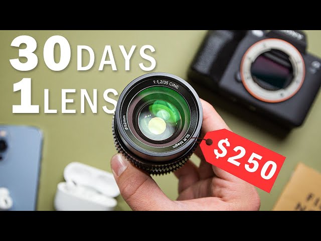 I Tried ONE LENS for 30 Days... Here's What Happened!