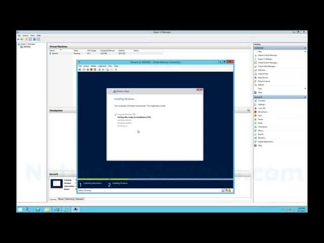 70-410 Objective 3.1 - Creating and Configuring Guest VMs on Hyper-V 2012 R2 Lab 2