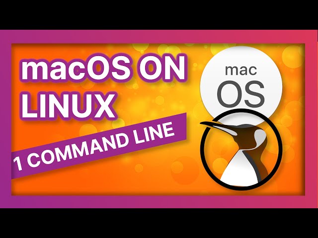 Run macOS on Linux with 1 COMMAND