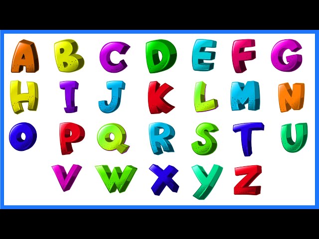 Learn Alphabets A To Z | A for Apple | Edutainment | ABCD Cartoon | ABC Letter Learning Video