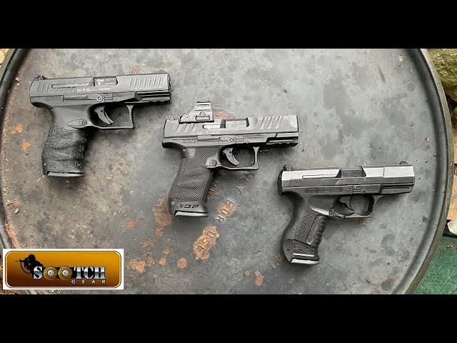 Walther P99, PPQ, PDP Side By Side Comparison