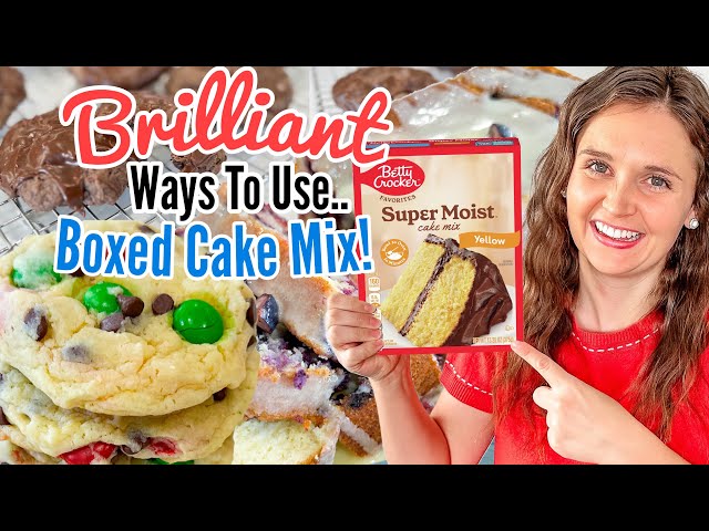 5 AMAZING Recipes Using Boxed Cake Mix | The EASIEST Quick & Tasty Desserts | Julia Pacheco