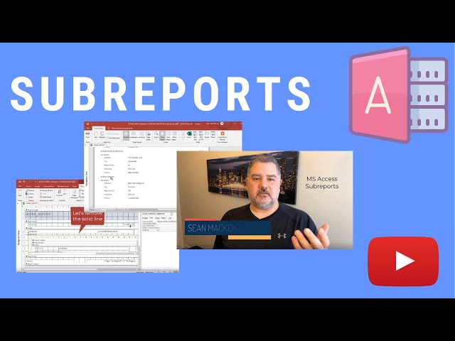 How to Use a Subreport in MS Access