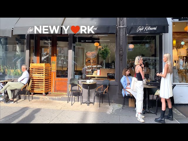 [4K]🇺🇸 NYC Walk: West Village, Manhattan/ Perry St. Carrie’s Apartment /Café Kitsuné☕ Aug.17, 2021