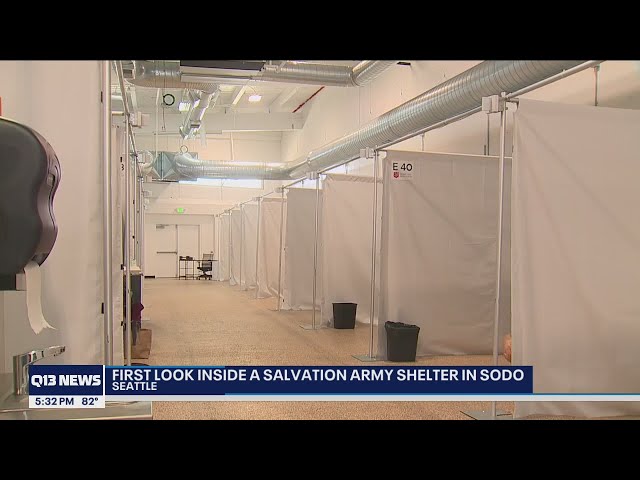 A look inside SoDo's Salvation Army shelter