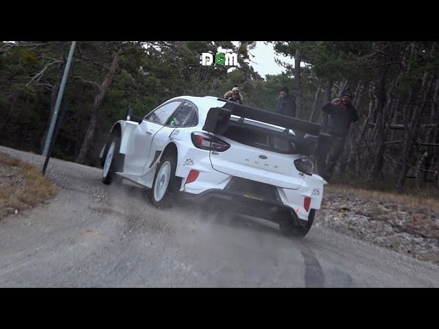 Rally Montecarlo 2024 FOURMAUX Test⚠️ FLAT OUT‼️ Puma Rally1