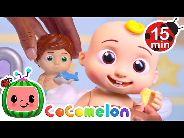 Splash in the Bath Song 🛁 | BEST OF COCOMELON TOY PLAY! | Sing Along With Me! | Moonbug Kids Songs