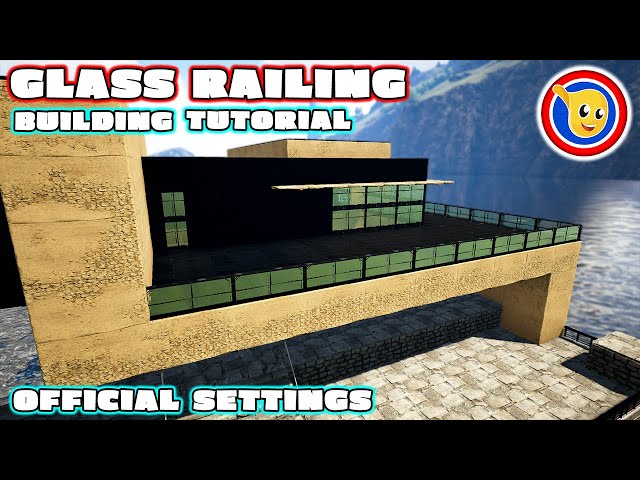 Ark: How To Build Glass Railings | Building Tutorial | Official Settings