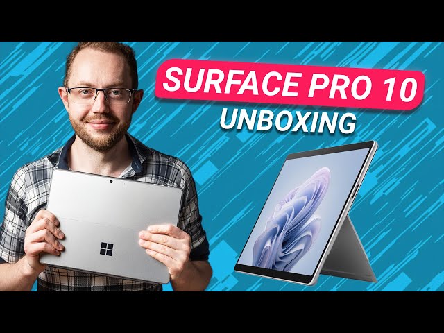 Microsoft Surface Pro 10 Business Unboxing & Hands On