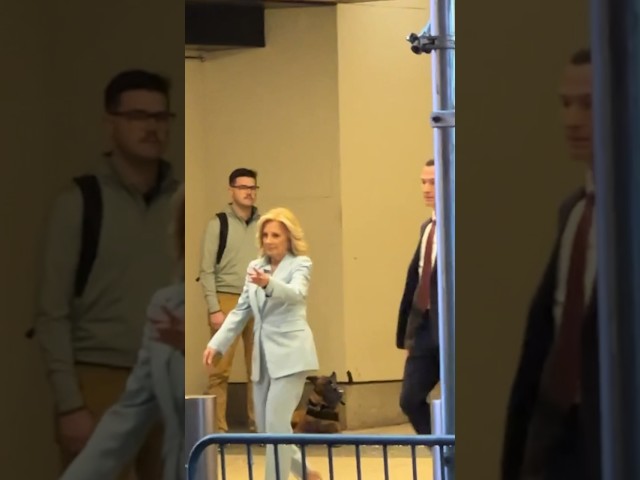 First Lady Jill Biden on the move - safe and secure in NYC! #flotus