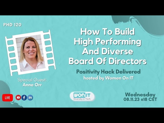 How To Build High Performing And Diverse Board Of Directors