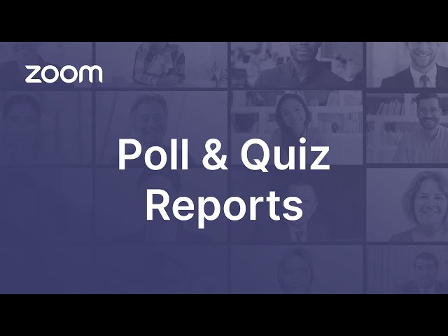 Poll and Quiz Reports