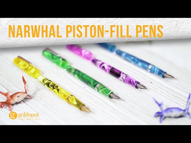 Narwhal Piston-Fill Fountain Pens Overview