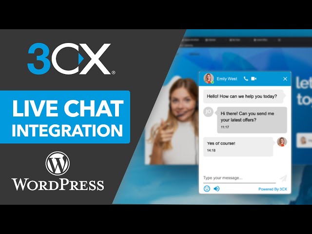 3CX Live Chat - Kostenloser Audio & Text Chat auf deiner Website