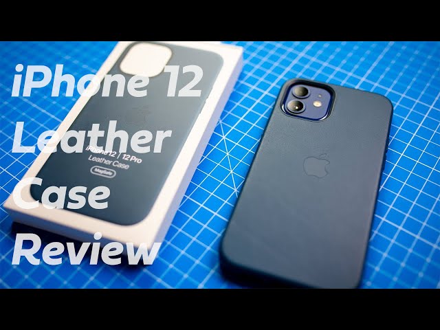 Baltic Blue Apple iPhone 12 / 12 Pro Leather Case // WORTH IT?