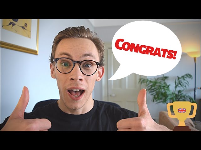 Different Ways to Say "Congratulations" | British Pronunciation
