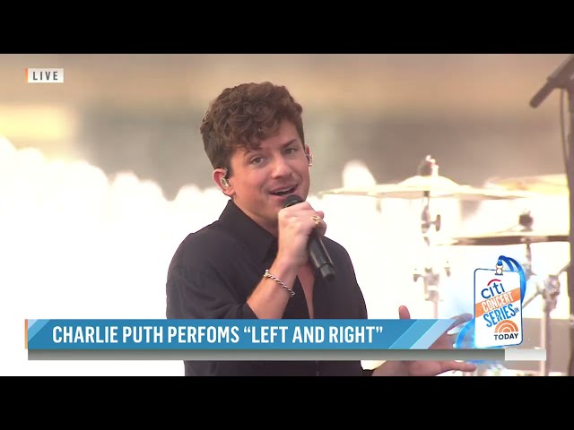 Charlie Puth - Left And Right (Live from The TODAY Show)