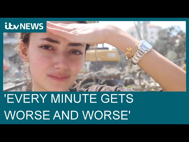 Inside Gaza: Palestinian journalist, 22, says 'it's massacre, complete genocide' | ITV News