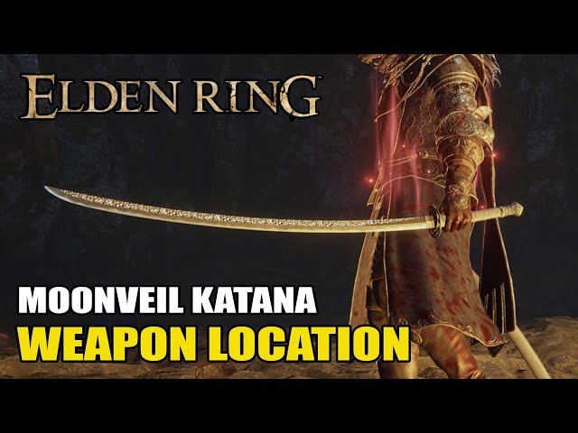 Elden Ring - How to get Moonveil Katana Weapon Location (Katana Location)