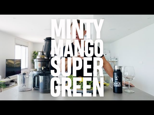 Juice Along With Jason - The Minty Mango Super Green